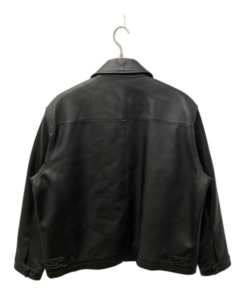COACH（コーチ）COACH (コーチ) レザージップジャケット ブラック サイズ:Lの古着・服飾アイテム