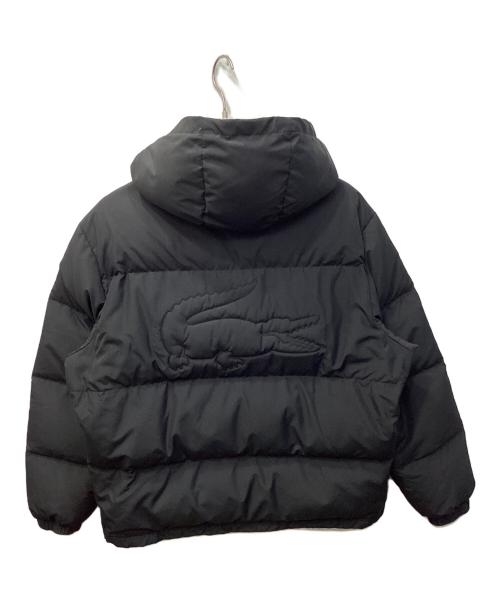 LACOSTE（ラコステ）LACOSTE (ラコステ) クロコバックステッチダウンジャケット ブラック サイズ:Mの古着・服飾アイテム