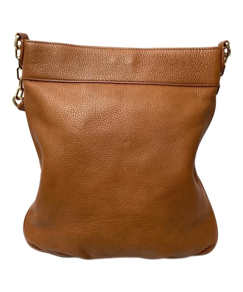 TORY BURCH（トリーバーチ）TORY BURCH (トリーバーチ) オールレザースクエア型ショルダーバッグ ブラウンの古着・服飾アイテム