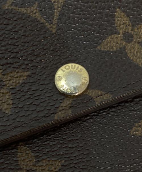 LOUIS VUITTON（ルイ ヴィトン）LOUIS VUITTON (ルイ ヴィトン) レオパード ポルトフォイユ・サラ ブラウンの古着・服飾アイテム