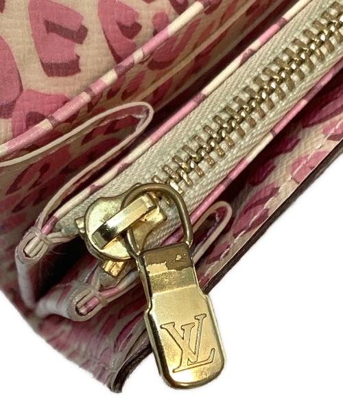 LOUIS VUITTON（ルイ ヴィトン）LOUIS VUITTON (ルイ ヴィトン) レオパード ポルトフォイユ・サラ ブラウンの古着・服飾アイテム