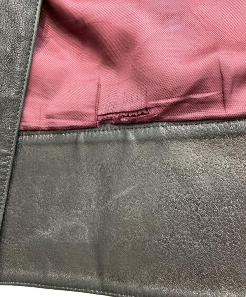 GUCCI（グッチ）GUCCI (グッチ) キルティングパデット ラムレザー ライダースジャケット ブラック サイズ:56の古着・服飾アイテム
