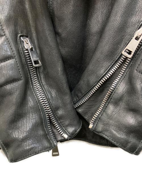 GUCCI（グッチ）GUCCI (グッチ) キルティングパデット ラムレザー ライダースジャケット ブラック サイズ:56の古着・服飾アイテム