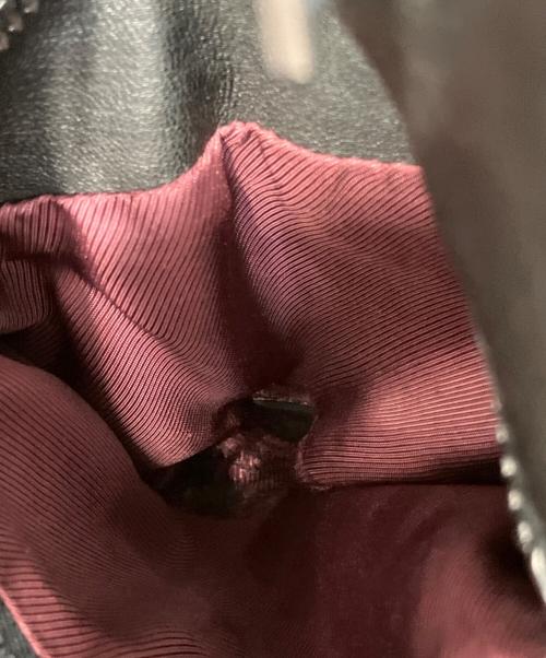 GUCCI（グッチ）GUCCI (グッチ) キルティングパデット ラムレザー ライダースジャケット ブラック サイズ:56の古着・服飾アイテム