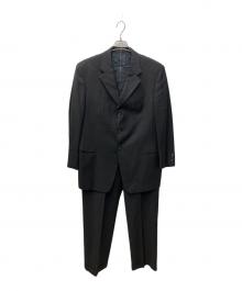 ARMANI COLLEZIONI（アルマーニ コレツィオーニ）の古着「シャドウストライプ3Bスーツ」｜ブラック