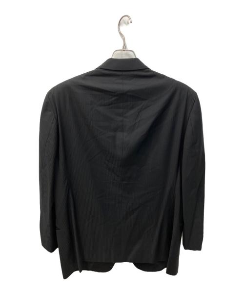 ARMANI COLLEZIONI（アルマーニ コレツィオーニ）ARMANI COLLEZIONI (アルマーニ コレツィオーニ) シャドウストライプ3Bスーツ ブラック サイズ:54の古着・服飾アイテム