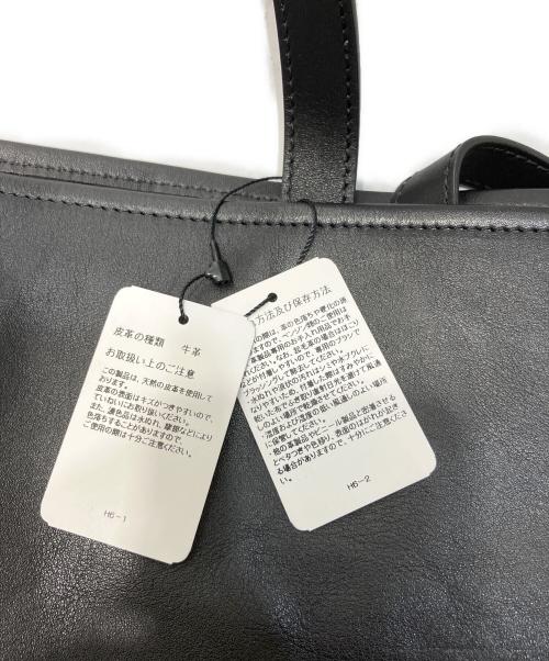 DINAMICA（ディナミカ）DINAMICA (ディナミカ) ウォッシュドベジタブルタンニングレザー トートバッグ ブラック 未使用品の古着・服飾アイテム