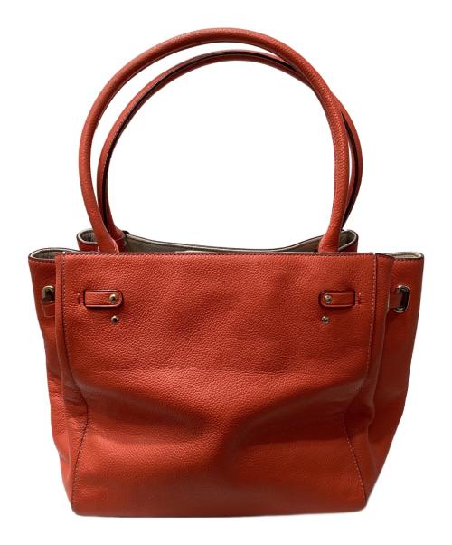 COACH（コーチ）COACH (コーチ) ターンロック タイ スモール トート オレンジの古着・服飾アイテム