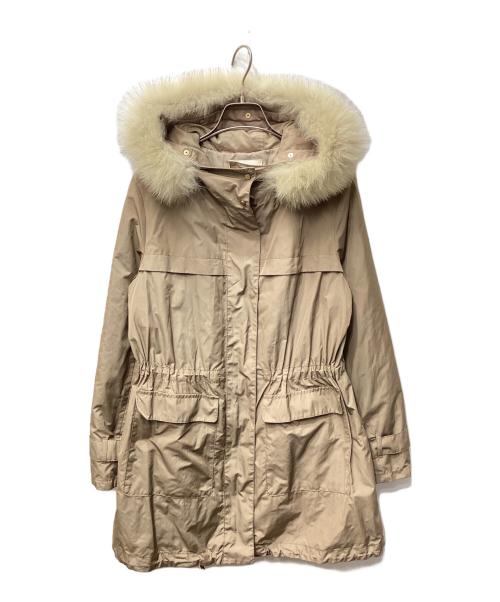 自由区（ジユウク）自由区 (ジユウク) ダウンマウンテンコート ベージュ サイズ:38の古着・服飾アイテム