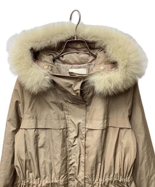 自由区（ジユウク）自由区 (ジユウク) ダウンマウンテンコート ベージュ サイズ:38の古着・服飾アイテム