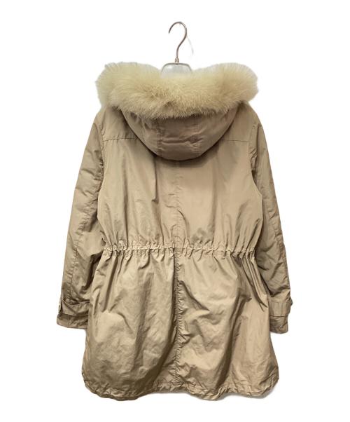 自由区（ジユウク）自由区 (ジユウク) ダウンマウンテンコート ベージュ サイズ:38の古着・服飾アイテム