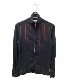 DIESEL（ディーゼル）の古着「ジップニット」｜レッド×ブラック