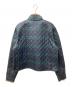POLO RALPH LAUREN (ポロ・ラルフローレン) キルティングチェックジャケット グリーン×ネイビー サイズ:XL：5000円