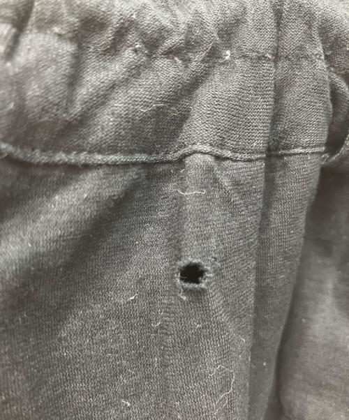 YOHJI YAMAMOTO（ヨウジヤマモト）YOHJI YAMAMOTO (ヨウジヤマモト) 強撚天竺ボックスプリーツパンツ ブラック サイズ:３の古着・服飾アイテム