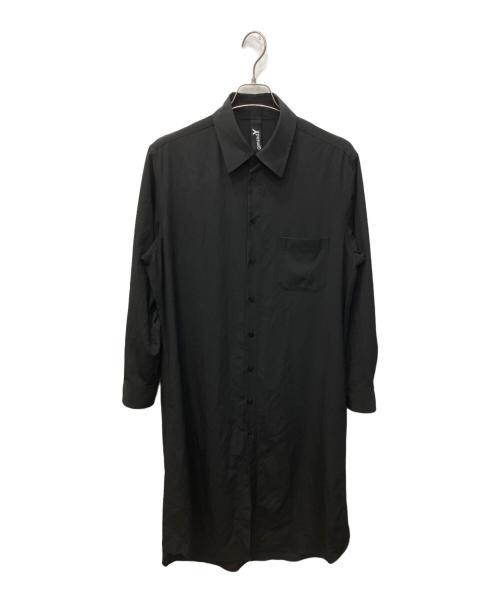 GROUND Y（グラウンドワイ）GROUND Y (グラウンドワイ) Long Dress Shirt/ロングドレスシャツ ブラック サイズ:3の古着・服飾アイテム