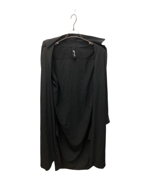 GROUND Y（グラウンドワイ）GROUND Y (グラウンドワイ) Long Dress Shirt/ロングドレスシャツ ブラック サイズ:3の古着・服飾アイテム