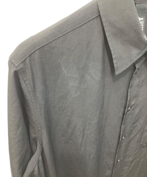 GROUND Y（グラウンドワイ）GROUND Y (グラウンドワイ) Long Dress Shirt/ロングドレスシャツ ブラック サイズ:3の古着・服飾アイテム