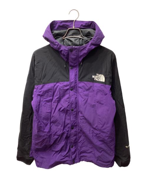 THE NORTH FACE（ザ ノース フェイス）THE NORTH FACE (ザ ノース フェイス) マウンテンライトジャケット パープル×ブラック サイズ:Lの古着・服飾アイテム