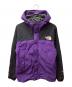 THE NORTH FACE（ザ ノース フェイス）の古着「マウンテンライトジャケット」｜パープル×ブラック