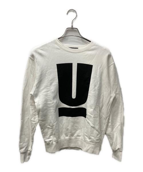 UNDERCOVER（アンダーカバー）UNDERCOVER (アンダーカバー) Uロゴスウェット ホワイト サイズ:Mの古着・服飾アイテム