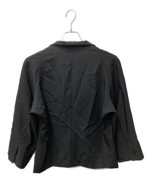 Y's（ワイズ）Y's (ワイズ) W/GABARDINE OVERSIZED TAILORED JKT　「ウールギャバジン オーバーサイズ テーラードジャケット」 ブラック サイズ:３の古着・服飾アイテム