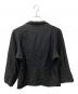 Y's (ワイズ) W/GABARDINE OVERSIZED TAILORED JKT　「ウールギャバジン オーバーサイズ テーラードジャケット」 ブラック サイズ:３：15000円