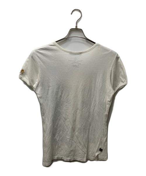 Vivienne Westwood ANGLOMANIA（ヴィヴィアンウエストウッドアングロマニア）VIVIENNE WESTWOOD ANGLOMANIA (ヴィヴィアンウエストウッドアングロマニア) LEE (リー) グラフィックプリントTシャツ ホワイト サイズ:Lの古着・服飾アイテム