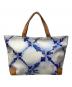 Vivienne Westwood (ヴィヴィアンウエストウッド) バードプリントグラデーショントートバッグ ブルー：7000円