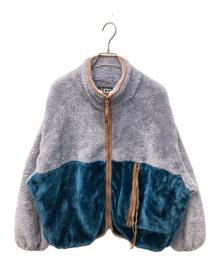 UGG（アグ）の古着「MARLENE SHERPA JACKET II/マーレーンシェルパジャケット」｜ブルー