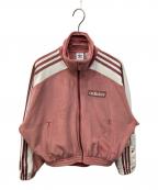 adidasアディダス）の古着「アディブレイク ベロア トラックトップ」｜ピンク
