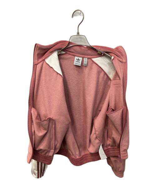 adidas（アディダス）adidas (アディダス) アディブレイク ベロア トラックトップ ピンク サイズ:Sの古着・服飾アイテム