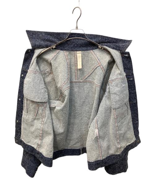 SHINYA KOZUKA（シンヤコズカ）SHINYA KOZUKA (シンヤコズカ) フロストデニムトラッカーブルゾン ネイビー サイズ:Mの古着・服飾アイテム