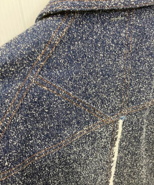 SHINYA KOZUKA（シンヤコズカ）SHINYA KOZUKA (シンヤコズカ) フロストデニムトラッカーブルゾン ネイビー サイズ:Mの古着・服飾アイテム