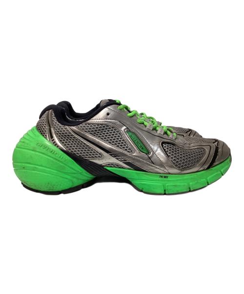 GIVENCHY（ジバンシィ）GIVENCHY (ジバンシィ) TK-MX RUNNER/ティーケー・エムエックス ランナー スニーカー グレー サイズ:45の古着・服飾アイテム