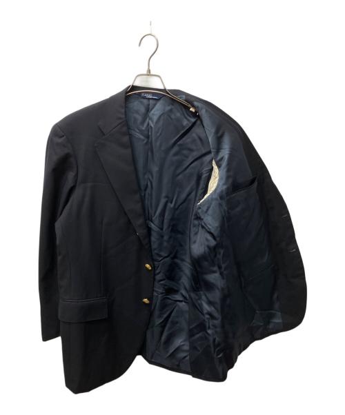 POLO RALPH LAUREN（ポロ・ラルフローレン）POLO RALPH LAUREN (ポロ・ラルフローレン) 金釦シングル段返り3Bブレザー ネイビー サイズ:175の古着・服飾アイテム
