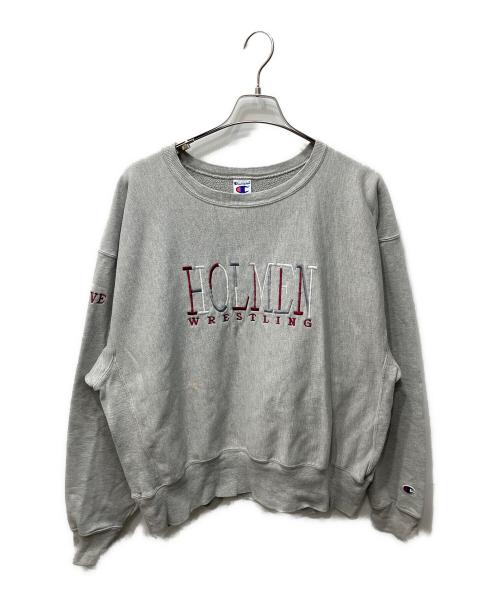 Champion REVERSE WEAVE（チャンピオン リバース ウィーブ）Champion REVERSE WEAVE (チャンピオン リバース ウィーブ) 90'sラウンドネックスウェット グレー サイズ:XLの古着・服飾アイテム