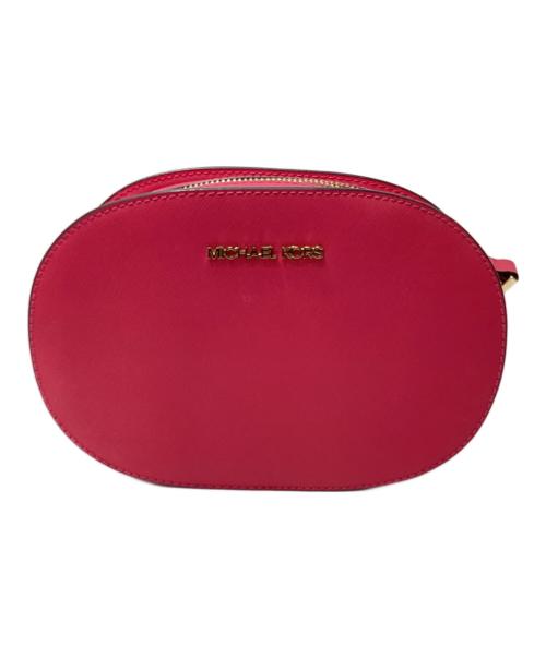 MICHAEL KORS（マイケルコース）MICHAEL KORS (マイケルコース) オーバルクロスボディショルダーバッグ ピンクの古着・服飾アイテム