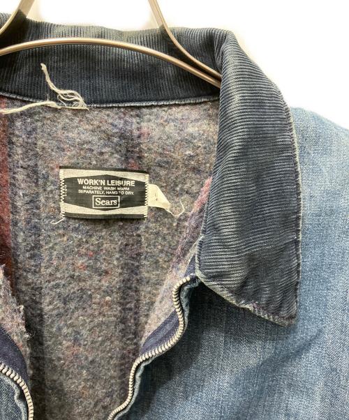 Sears（シアーズ）Sears (シアーズ) ブランケットライナージャケット インディゴ サイズ:Lの古着・服飾アイテム