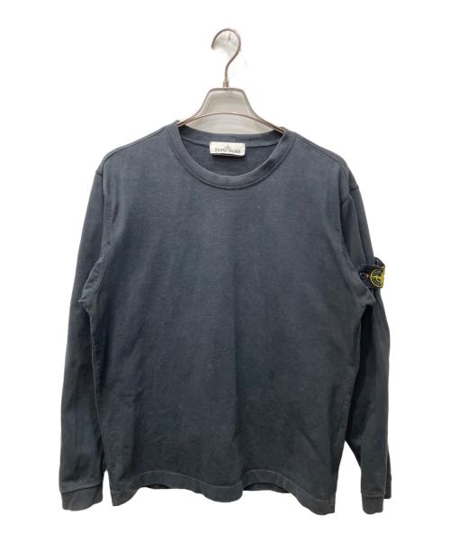 STONE ISLAND（ストーンアイランド）STONE ISLAND (ストーンアイランド) CREW NECK SWEAT SHIRT ブラック サイズ:Lの古着・服飾アイテム