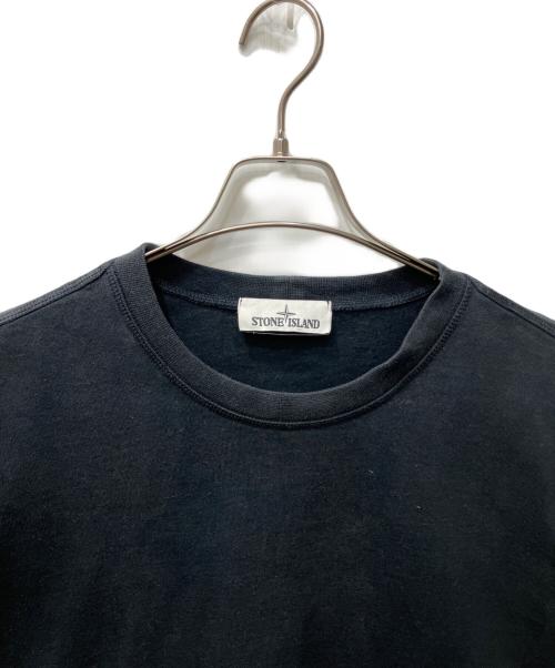 STONE ISLAND（ストーンアイランド）STONE ISLAND (ストーンアイランド) CREW NECK SWEAT SHIRT ブラック サイズ:Lの古着・服飾アイテム
