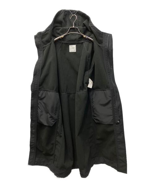 Spick and Span（スピック＆スパン）Spick and Span (スピック＆スパン) ボンディングフーデッドコート ブラック サイズ:36の古着・服飾アイテム