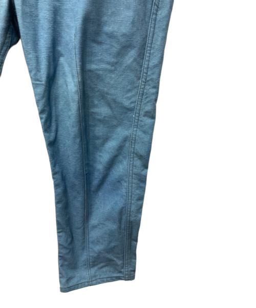 COMME des GARCONS JUNYA WATANABE MAN（コム デ ギャルソン ジュンヤ ワタナベ マン）COMME des GARCONS JUNYA WATANABE MAN (コム デ ギャルソン ジュンヤ ワタナベ マン) シンチバックコットンパンツ ブルー サイズ:Ｓの古着・服飾アイテム