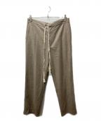 AURALEEオーラリー）の古着「WOOL FULLING FLANNEL SLACKS」｜ベージュ