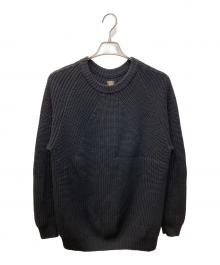 BATONER（バトナ―）の古着「SIGNATURE/シグネチャーセーター」｜ブラック