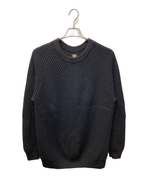 BATONER（バトナ―）BATONER (バトナ―) SIGNATURE/シグネチャーセーター ブラック サイズ:2の古着・服飾アイテム