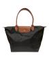 LONGCHAMP（ロンシャン）の古着「ル・プリアージュナイロンハンドバッグ」｜ブラック