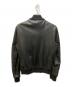 DOLCE & GABBANA (ドルチェ＆ガッバーナ) ラムスキンレザーボンバージャケット ブラック サイズ:46：45000円