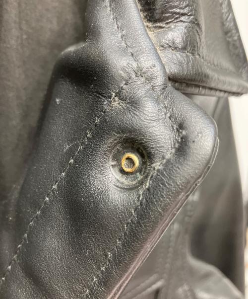 VANSON（バンソン）VANSON (バンソン) DJCB/3rd型カウハイドレザージャケット ブラック サイズ:36の古着・服飾アイテム