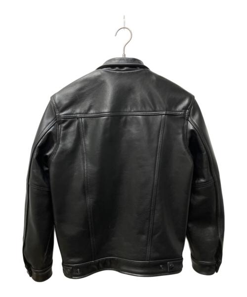 VANSON（バンソン）VANSON (バンソン) DJCB/3rd型カウハイドレザージャケット ブラック サイズ:36の古着・服飾アイテム