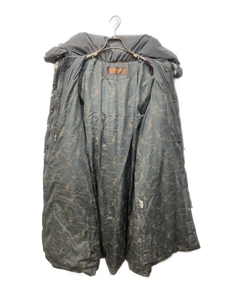 BALMAIN（バルマン）BALMAIN (バルマン) ブルーフォックスファーキルティングダウンコート グレー サイズ:Lの古着・服飾アイテム